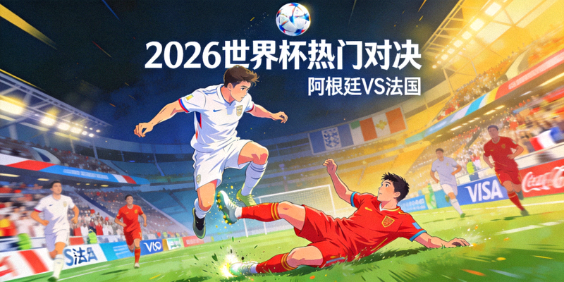 2026世界杯热门对决概念图 - 两支球队球员在场上激烈对抗的精彩瞬间